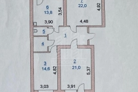 Продам 3-ю квартиру ул. Северный микрорайон д. 19